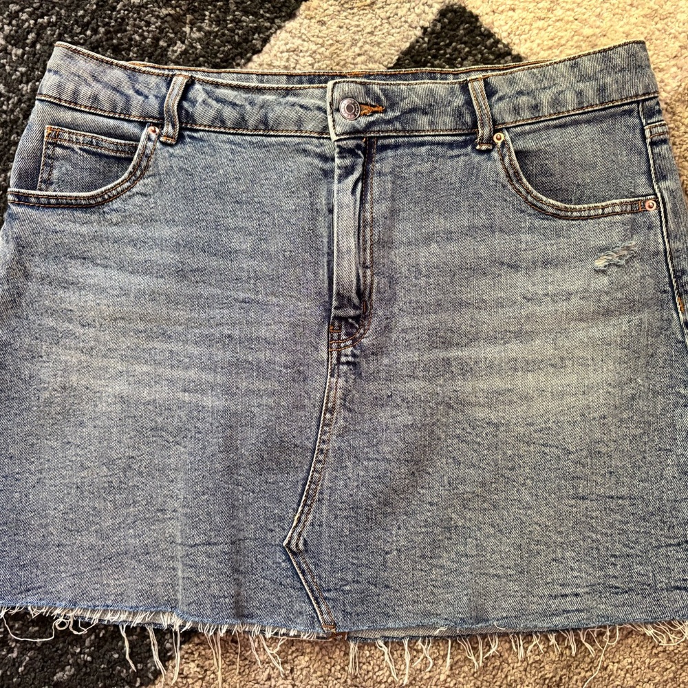 Wild Fable Blue Denim Skirt